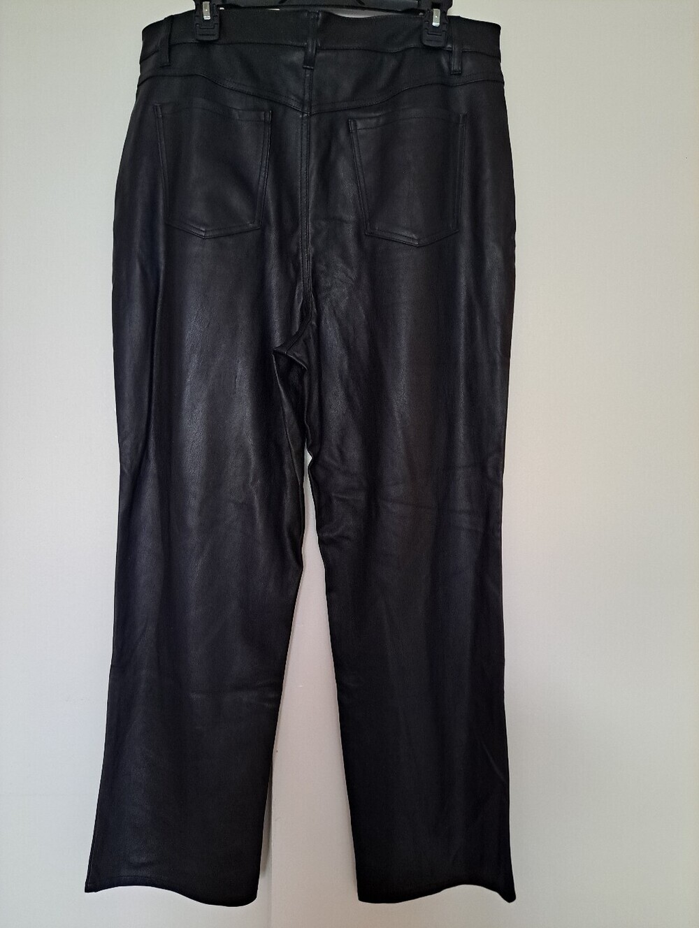I'N'C INTERNATIONAL CONCEPTS IBlack Faux Leather Skinny Pants - Picture 2 of 10